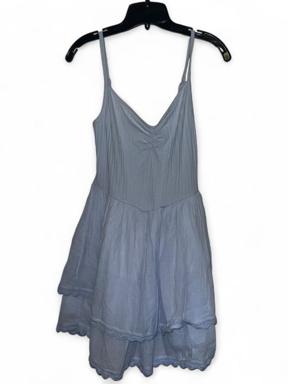 aerie Light Blue Ribbed Tank Top - Picture 3 of 6